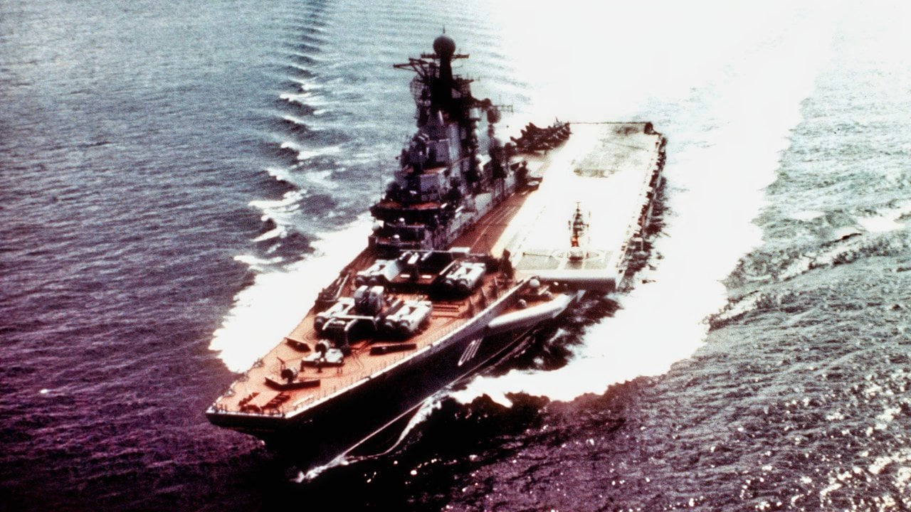 Russias Minsk Kiev Class Aircraft Carrier Built To Fire A Missile